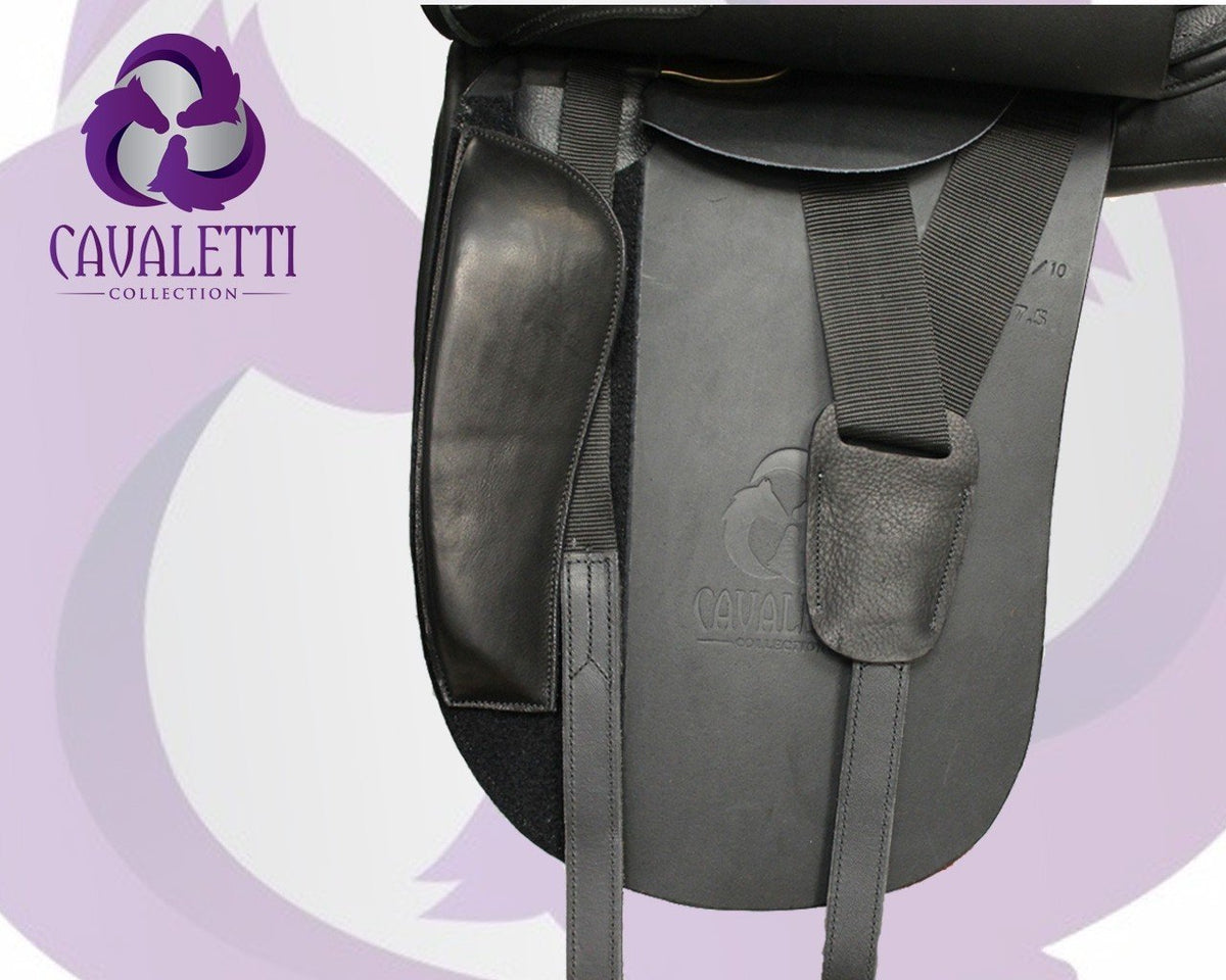 17" Black Dressage Cavaletti Collection Saddle