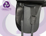 17" Black Dressage Cavaletti Collection Saddle