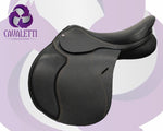 17.5" Black Jump Cavaletti Collection Saddle