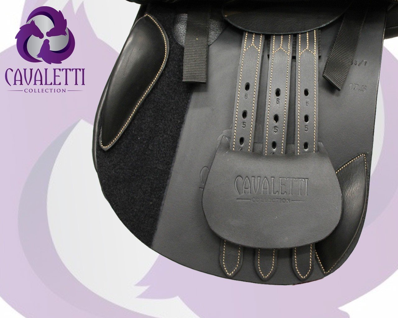 17.5" Brown Jump Cavaletti Collection Saddle