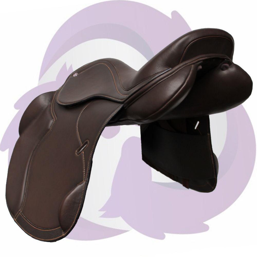 16.5" Black Mono Jump Cavaletti Collection Saddle