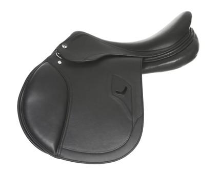 17" Black Tech-1 Jumping Saddle