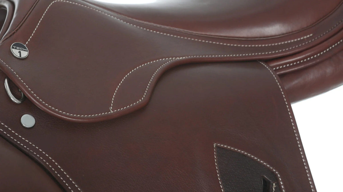 17" Tan Tech-1 Jumping Saddle