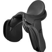 17" Black Double Leather Adelinde DA SL Erreplus Saddle