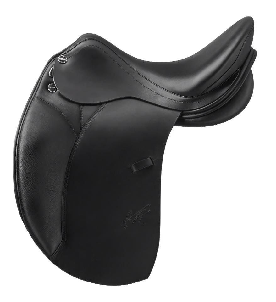 17" Black Double Leather Adelinde DA Erreplus Saddle