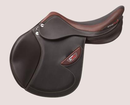 16" BLACK DOUBLE LEATHER CA SL ERREPLUS SADDLE 33
