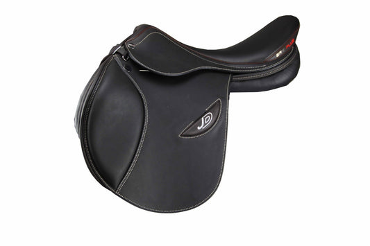 17" Black Double Leather JD Erreplus Saddle