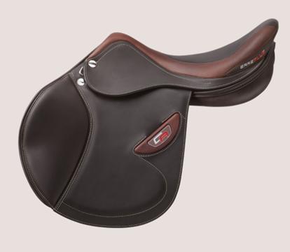 17" Cacao Double Leather CA Erreplus Saddle