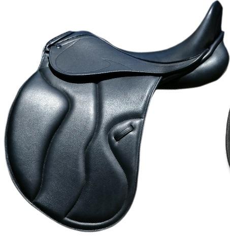 17" Black XMD1-C Argo Dressage Saddle