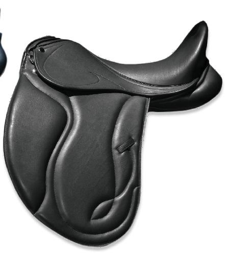 17" Black XMD1-S Argo Dressage Saddle