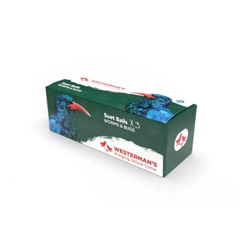 Suet Balls Worms & Bugs 3pack