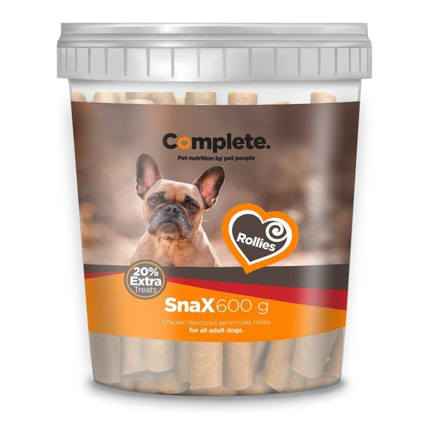 COMPLETE SNAX CHICKEN ROLLIES 600G