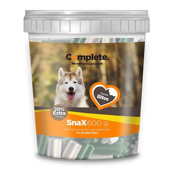 COMPLETE SNAX DENTAL BITES 600G