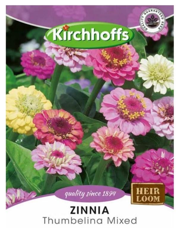 Flower Seed - Zinnia - Thumbelina