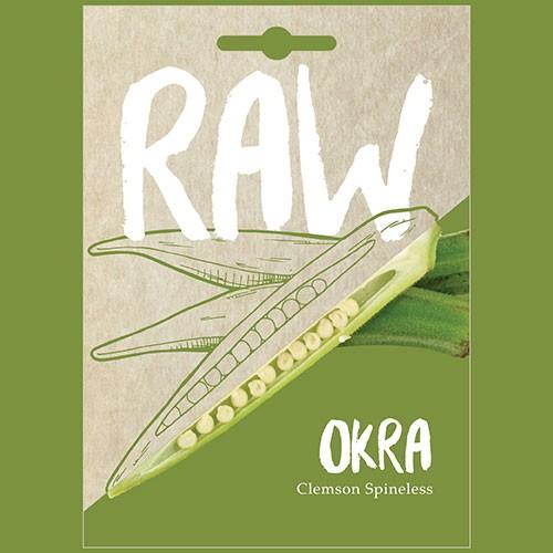 Raw - Okra Clemson Spineless