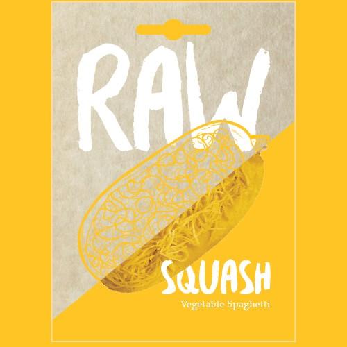 Raw - Squash - Spagetti