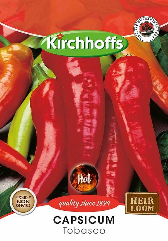 Veggie Seed - Capsicum  Tobasco