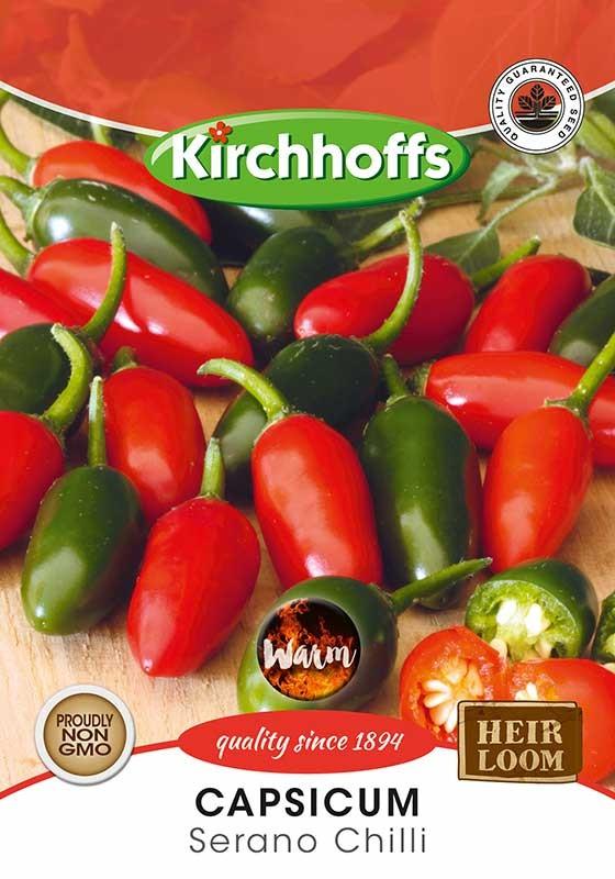 Veggie Seed - Capsicum Serano Chilli