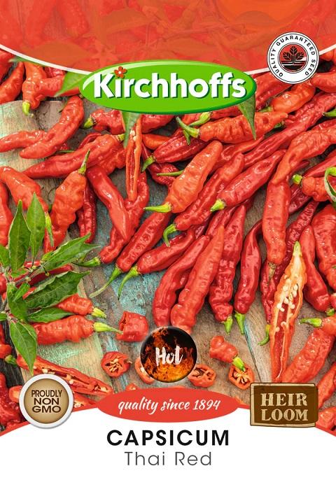 VEGGIE SEED - CAPSICUM THAI RED