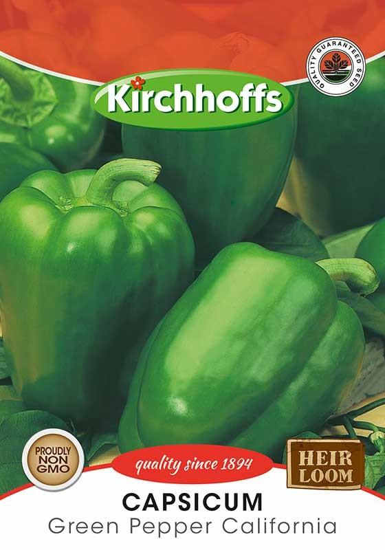 Veggie Seed - Capsicum Green Pepper