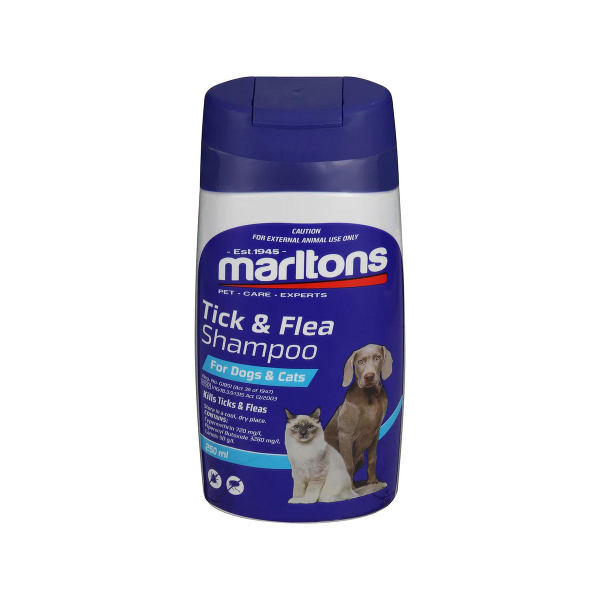 Marltons Tick & Flea Shampoo 250ml