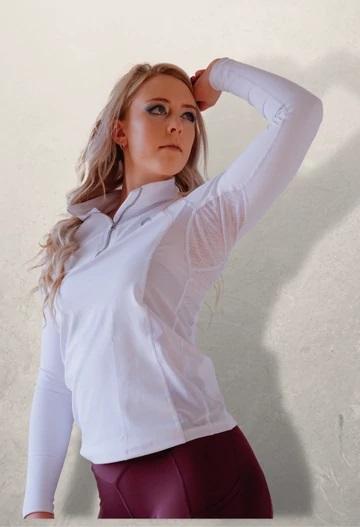Equine Culture Marvellous Show Shirt White