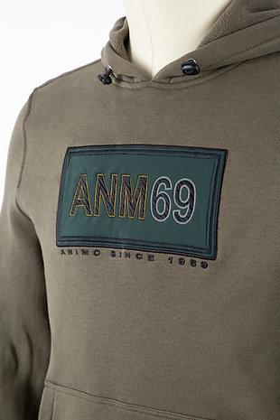 Animo Mens Ettore Sweatshirt Army