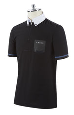 Animo Mans Shirt Alpins Black/Blue