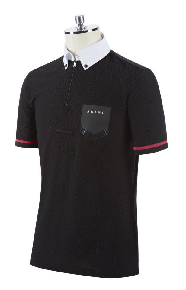 Animo Mans Shirt Alpins Black/Red