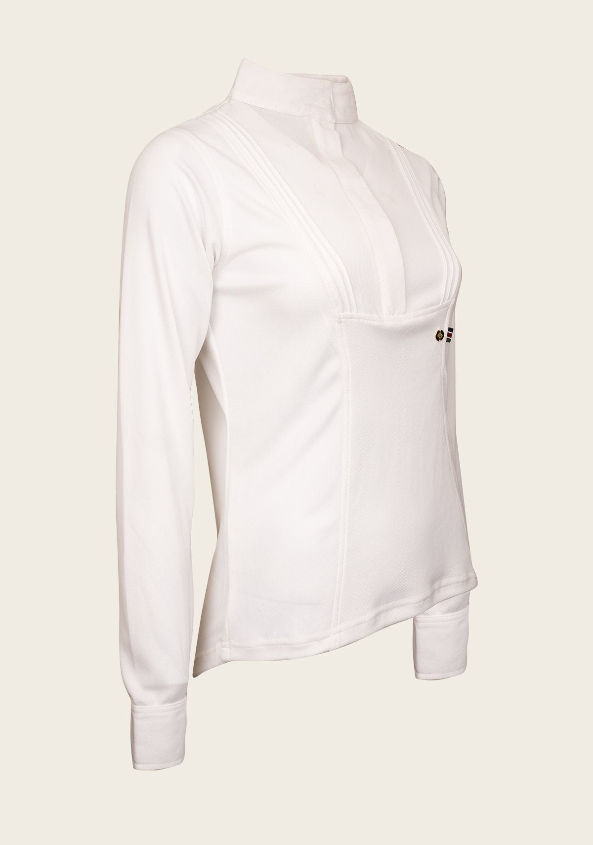 Espoir Show Shirt Long Sleeve Formal White
