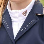 Hy Mizs Show Shirt White Rose gold