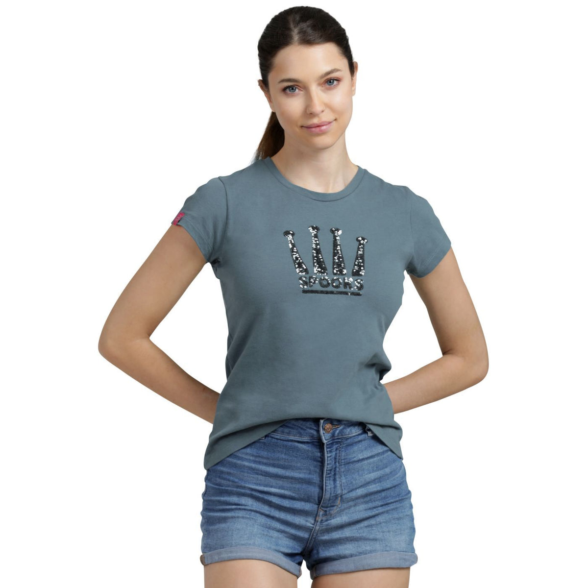 Spooks Crown T-Shirt Dove Blue