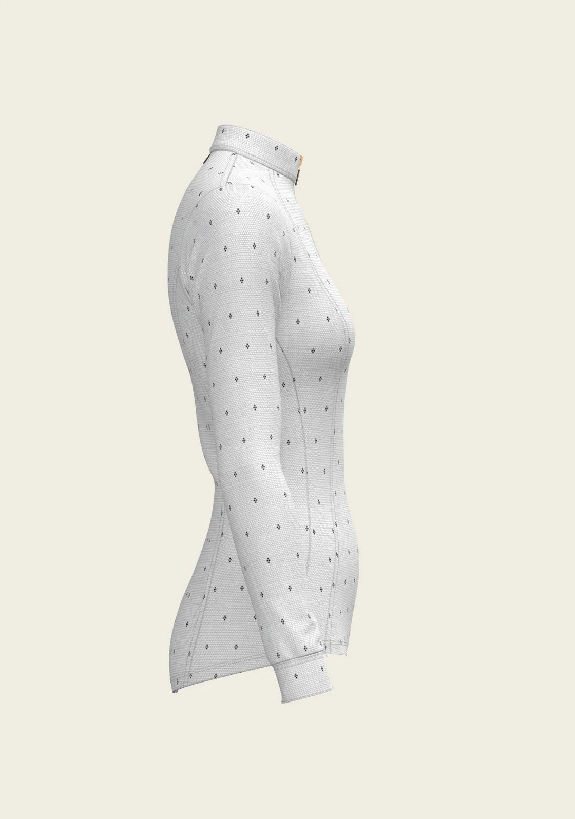 Espoir Shirt 1/4 Zip Dot Mosaic