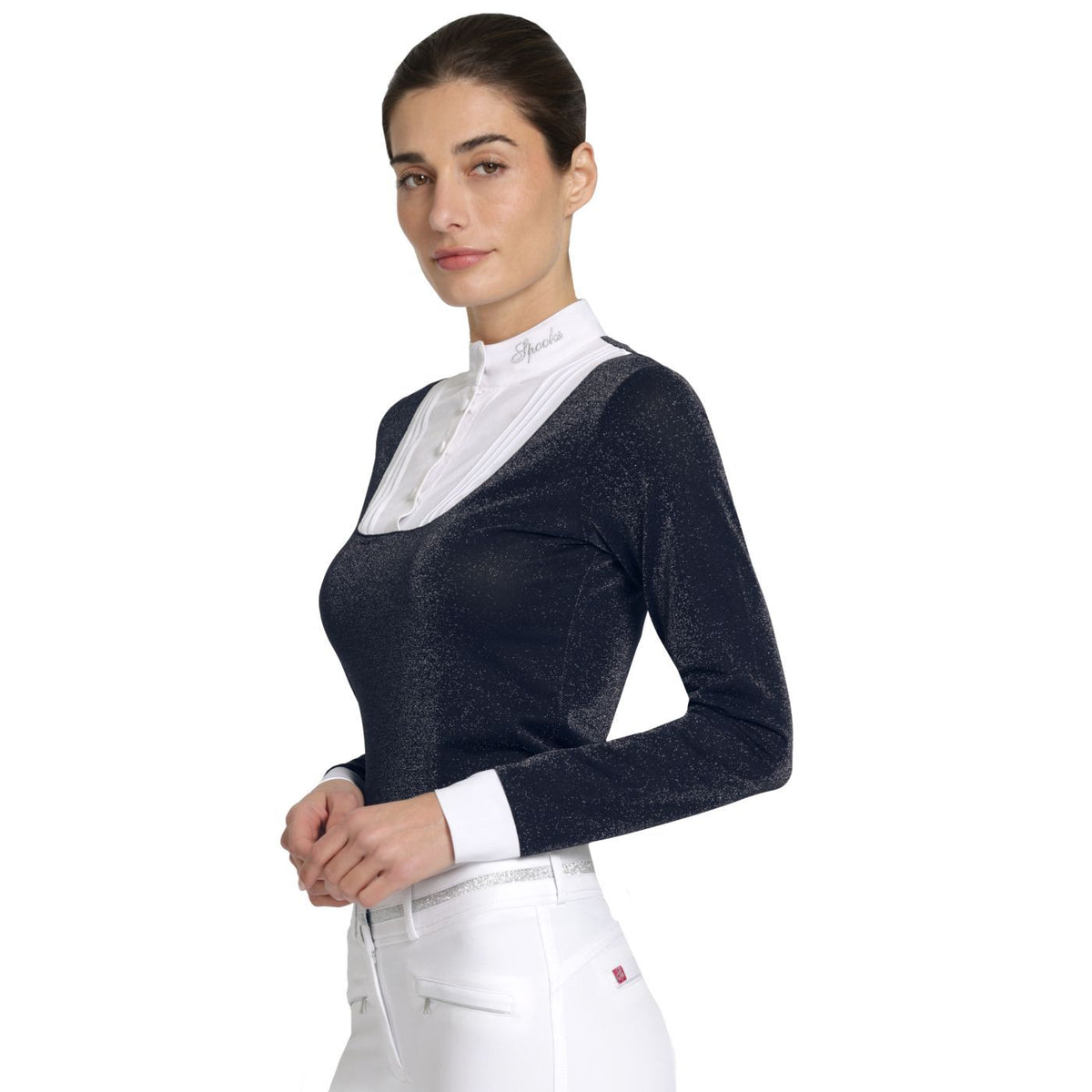 Spooks S/Shirt Tarah Navy Glitter
