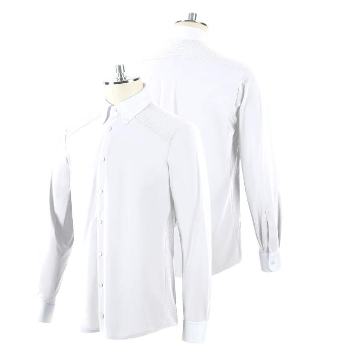 ANIMO MENS ORWELL LONG SLEEVE SHIRT WHITE