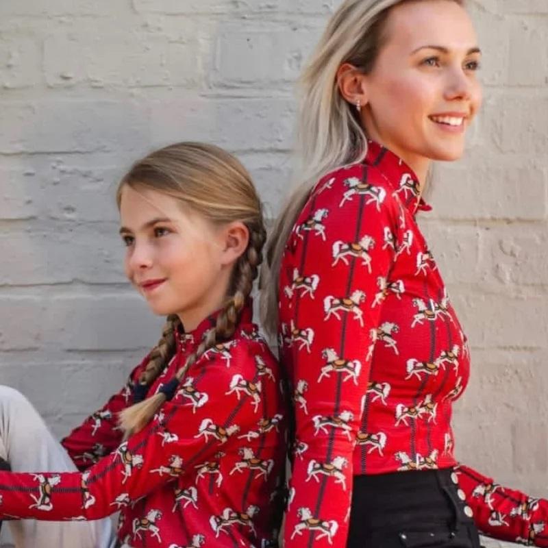 Shirt Bon Bon Carousel Red