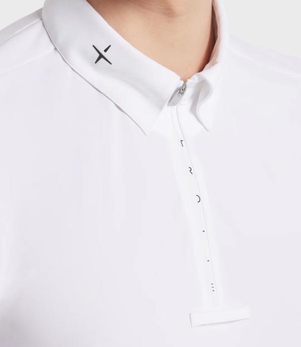 TC AERO MENS WHITE SS POLO BALANCE