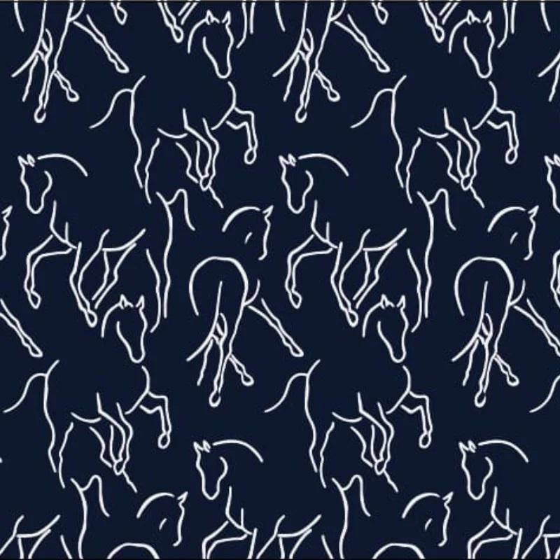 Shirt Bon Bon Dancing Horse Navy