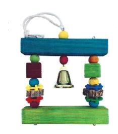 Bird Perch With Centre Bell
