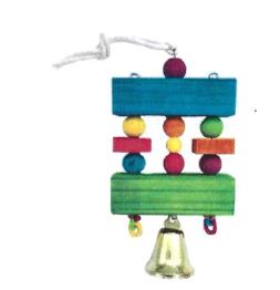 Bird Perch W/Beads And Bells