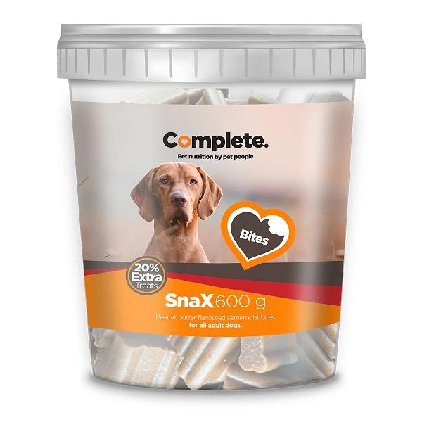 COMPLETE SNAX PEANUT BUTTER BITES 600G