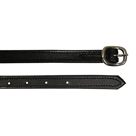 Spur Straps Leather/Double Stitched