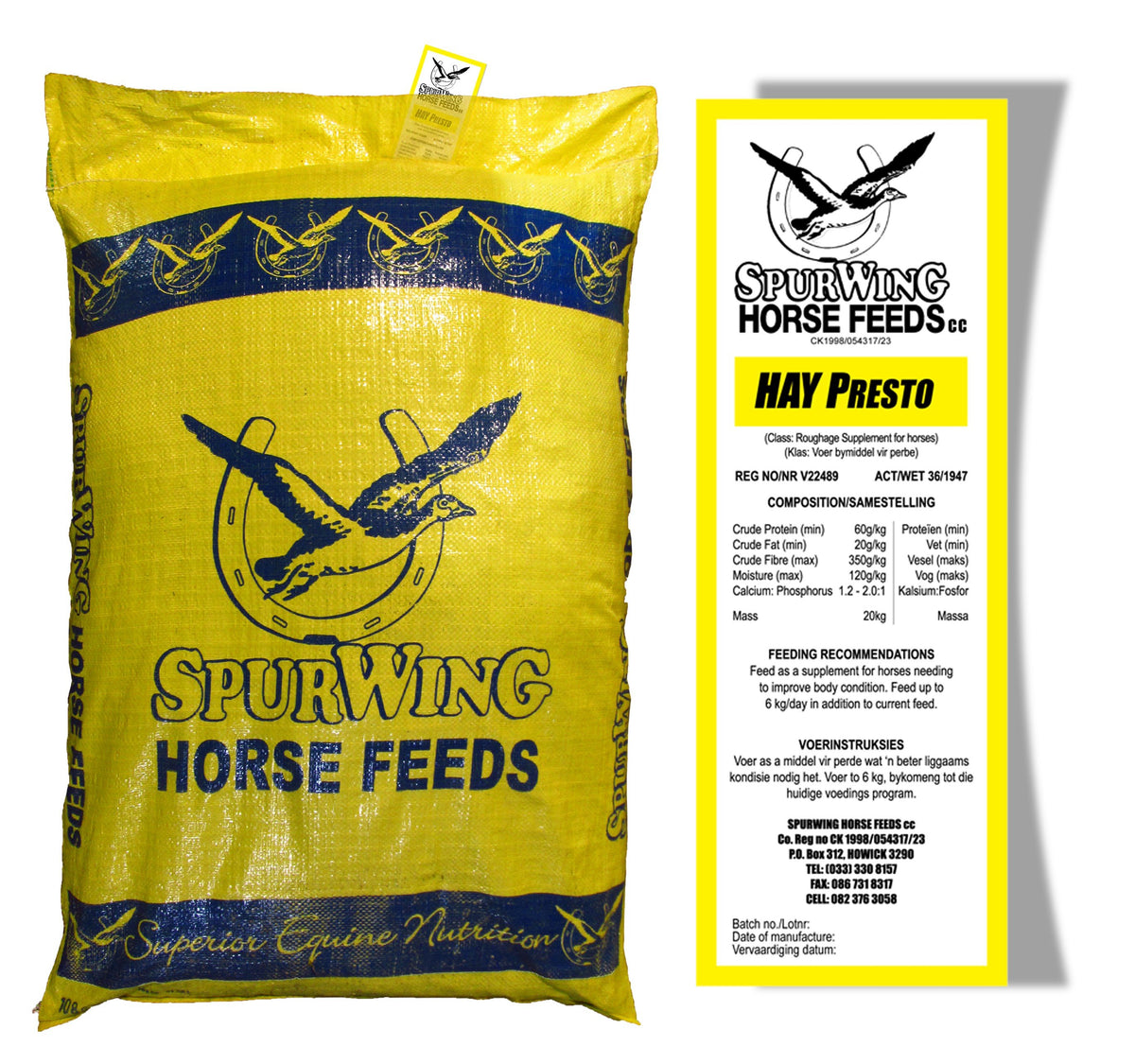 Spurwing Hay Presto 20kg