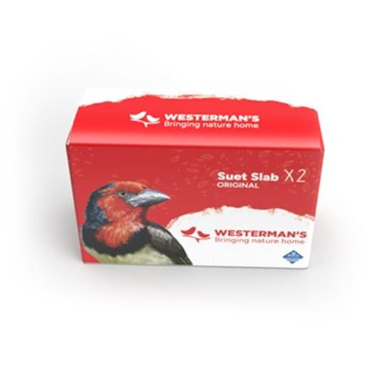 Suet Snack Slab Twin Pack Original