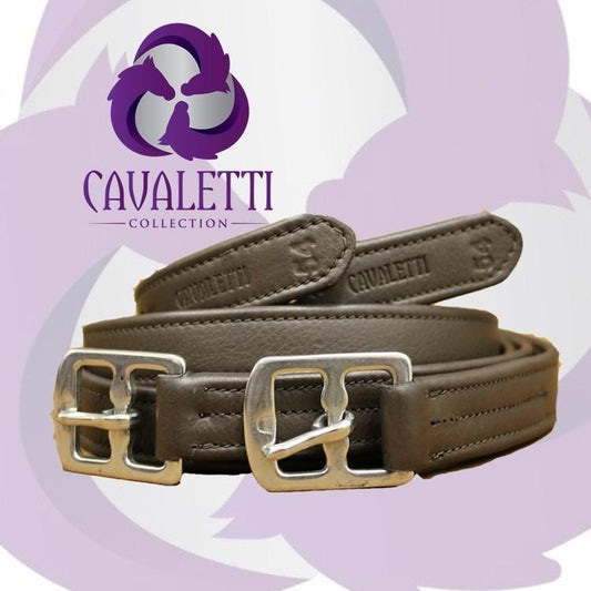 90cm Black Scirrocco Cavaletti Collection Stirrup Leathers