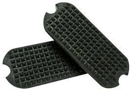 12Cm Black Knife Edge Stirrup Treads
