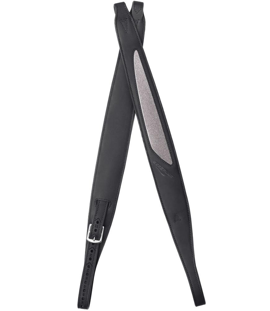 ERREPLUS GOLD LINE DRESSAGE STIRRUP LEATHERS BLACK