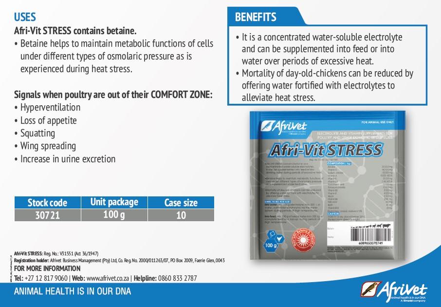 AFRI-VIT STRESS 100G
