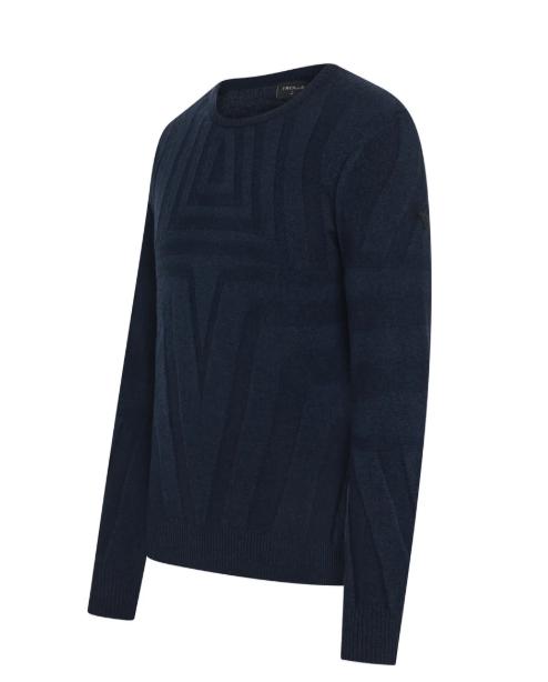 TC ECCO WOOL CASHMERE SWEATER NAVY