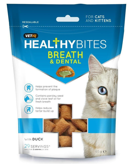 Healthy Bites Breath &  Dental Treats For Cats